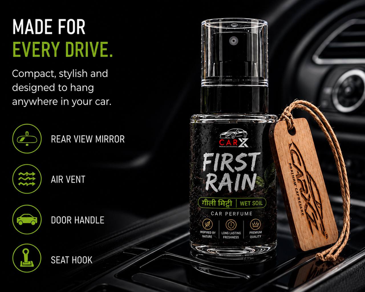 FIRST RAIN Luxury Car Perfume | 40ml