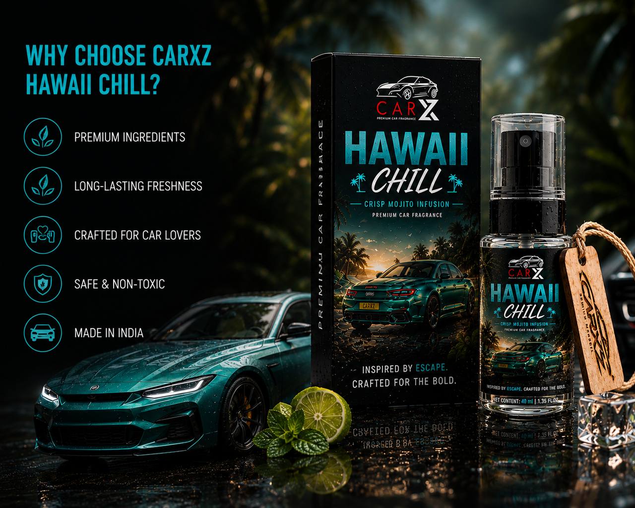 HAWAII CHILL | LV PACIFIC CHILL INSPIRED | Luxury Car Perfume | 40ml