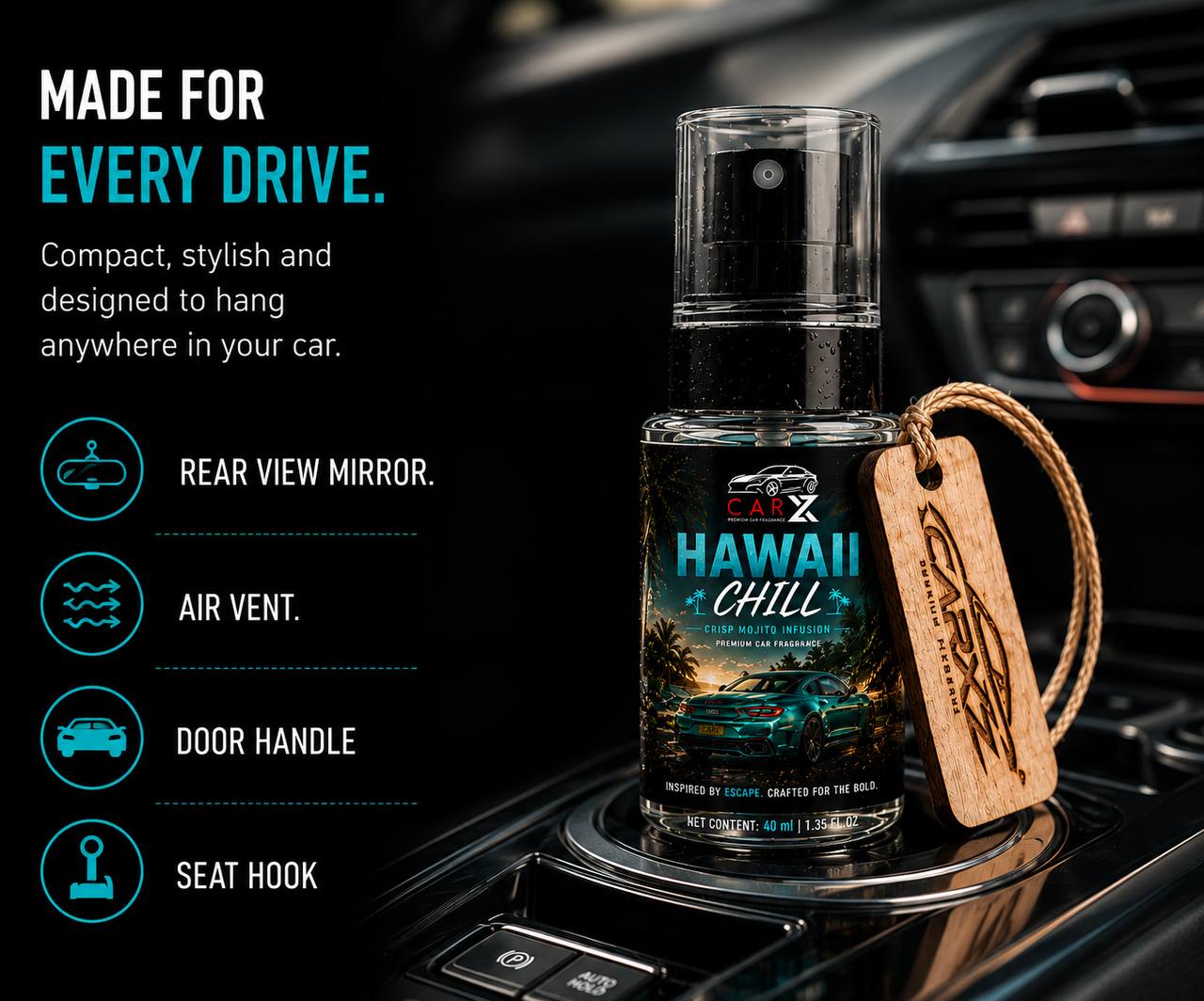 HAWAII CHILL | LV PACIFIC CHILL INSPIRED | Luxury Car Perfume | 40ml