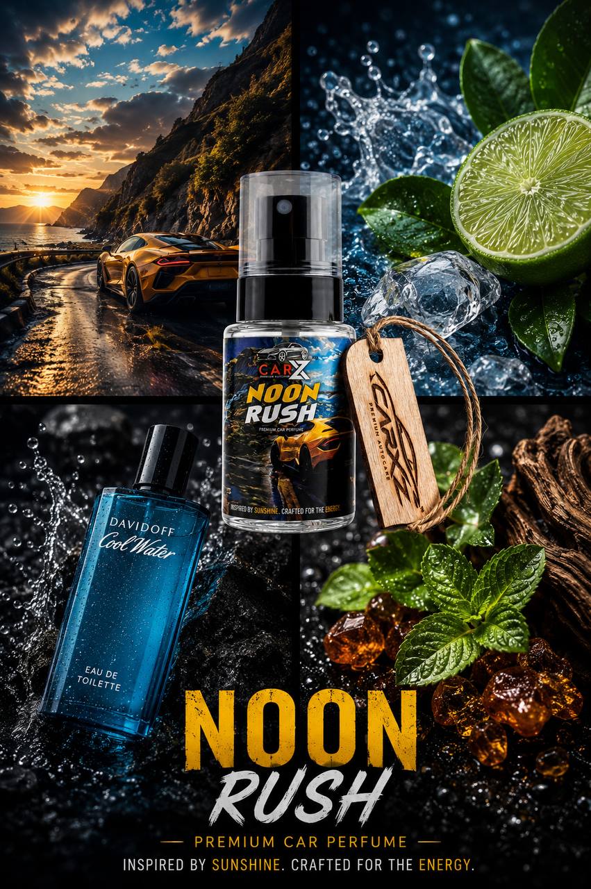 NOON RUSH | Inspired by Cool Water | Luxury Car Perfume | 40ml
